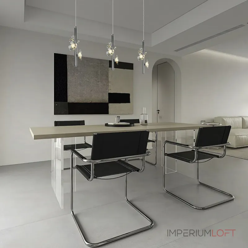 Подвесной светильник CAMILIA BW L5 Chrome от ImperiumLoft