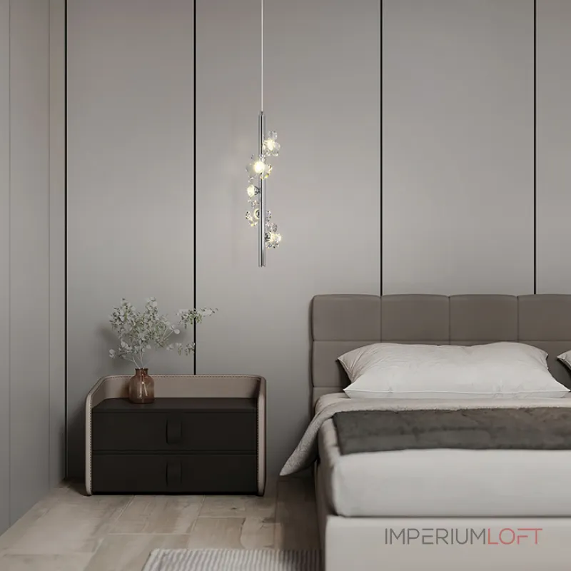 Подвесной светильник CAMILIA BW L5 Chrome от ImperiumLoft