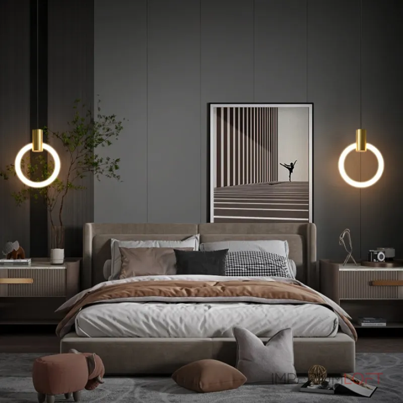 Подвесной светильник DAMON Brass от ImperiumLoft