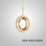 Подвесной светильник KEZIA RING Трехцветный свет от ImperiumLoft