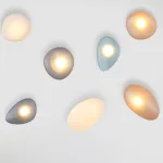 Настенный светильник LINDIS WALL A White в форме камней от ImperiumLoft