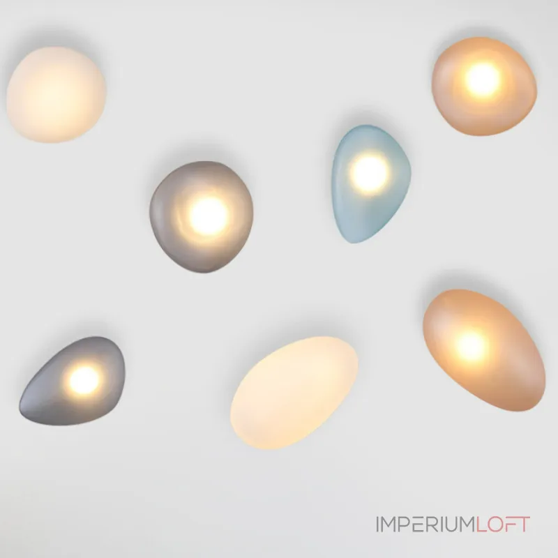 Настенный светильник LINDIS WALL A White в форме камней от ImperiumLoft Настенный светильник LINDIS WALL A White в форме камней от ImperiumLoft