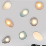 Настенный светильник LINDIS WALL C White в форме камней от ImperiumLoft