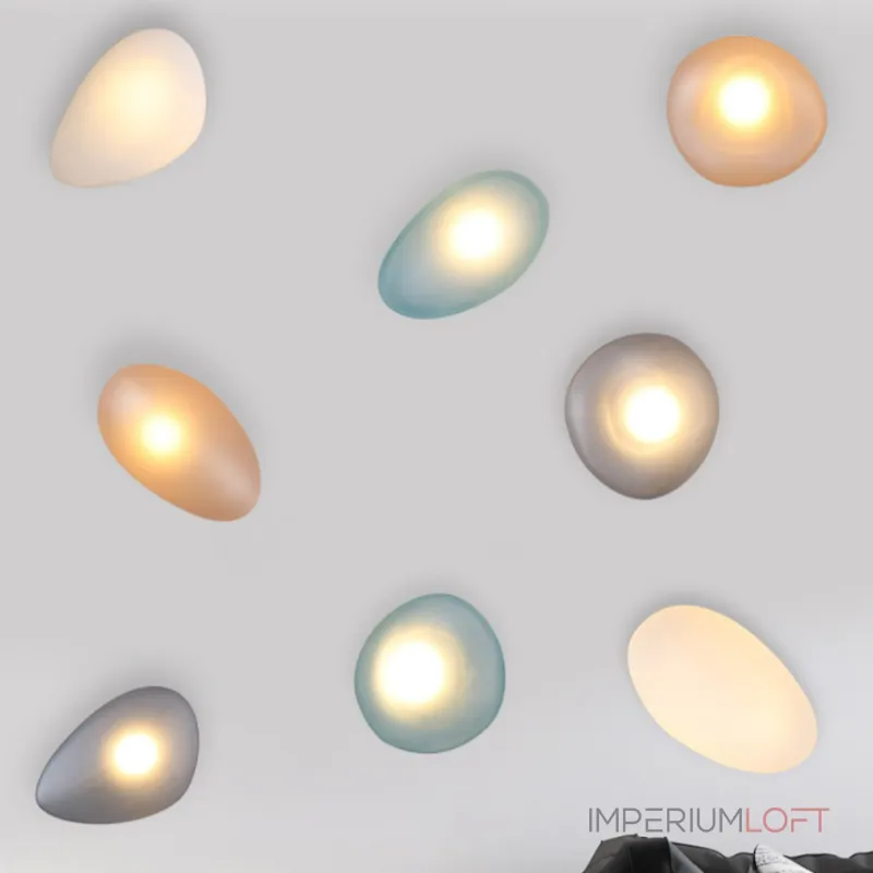 Настенный светильник LINDIS WALL D White в форме камней от ImperiumLoft Настенный светильник LINDIS WALL D White в форме камней от ImperiumLoft