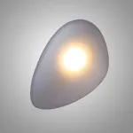 Настенный светильник LINDIS WALL B Grey в форме камней от ImperiumLoft