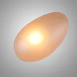 Настенный светильник LINDIS WALL D Brass  в форме камней от ImperiumLoft