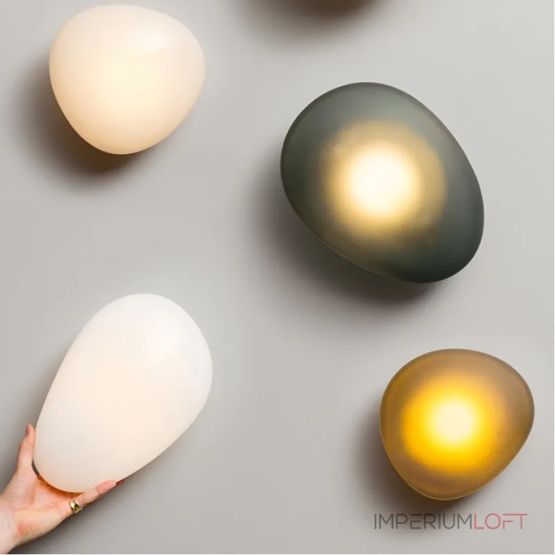 Настенный светильник LINDIS WALL D White в форме камней от ImperiumLoft Настенный светильник LINDIS WALL D White в форме камней от ImperiumLoft