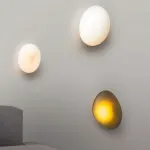 Настенный светильник LINDIS WALL D White в форме камней от ImperiumLoft