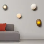 Настенный светильник LINDIS WALL D White в форме камней от ImperiumLoft