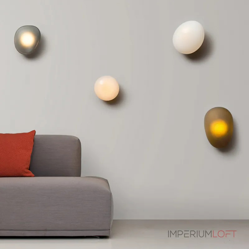 Настенный светильник LINDIS WALL D White в форме камней от ImperiumLoft Настенный светильник LINDIS WALL D White в форме камней от ImperiumLoft