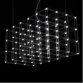 Подвесная люстра Quasar Cosmos Square LED pendant light 120/60/60