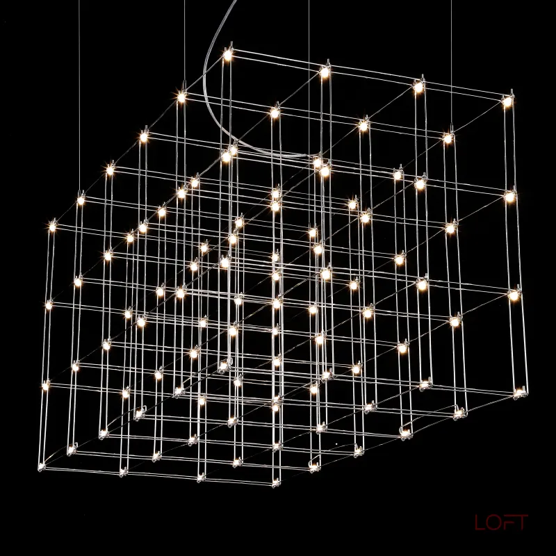 Подвесная люстра Quasar Cosmos Square LED pendant light 120/60/60