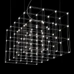 Подвесная люстра Quasar Cosmos Square LED pendant light 120/60/60