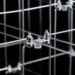 Подвесная люстра Quasar Cosmos Square LED pendant light 80/80/200