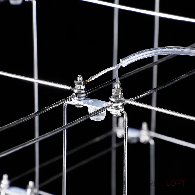 Подвесная люстра Quasar Cosmos Square LED pendant light 80/80/200