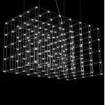 Подвесная люстра Quasar Cosmos Square LED pendant light 80/80/140