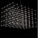 Подвесная люстра Quasar Cosmos Square LED pendant light 80/80/140