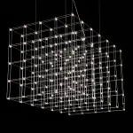 Подвесная люстра Quasar Cosmos Square LED pendant light 80/80/140
