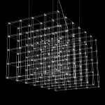 Подвесная люстра Quasar Cosmos Square LED pendant light 80/80/140