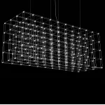 Подвесная люстра Quasar Cosmos Square LED pendant light 80/80/200