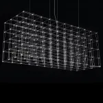 Подвесная люстра Quasar Cosmos Square LED pendant light 80/80/200
