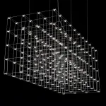 Подвесная люстра Quasar Cosmos Square LED pendant light 80/80/200