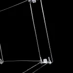 Подвесная люстра Quasar Cosmos Square LED pendant light 80/80/200