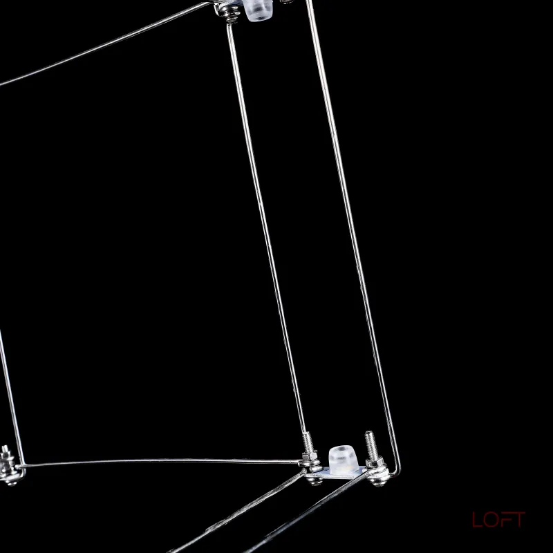 Подвесная люстра Quasar Cosmos Square LED pendant light 80/80/200