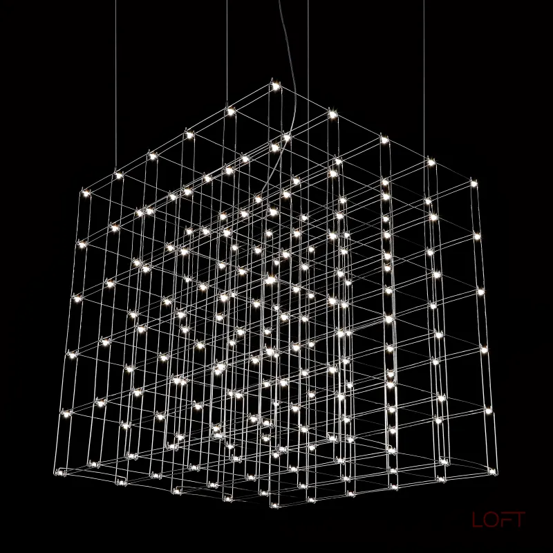 Подвесная люстра Quasar Cosmos Square LED pendant light 100/100/100