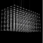 Подвесная люстра Quasar Cosmos Square LED pendant light 200/100/100