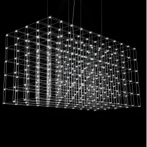 Подвесная люстра Quasar Cosmos Square LED pendant light 200/100/100