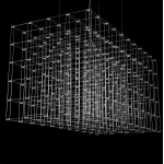 Подвесная люстра Quasar Cosmos Square LED pendant light 200/100/100