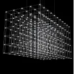 Подвесная люстра Quasar Cosmos Square LED pendant light 200/100/100