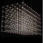 Подвесная люстра Quasar Cosmos Square LED pendant light 200/100/100