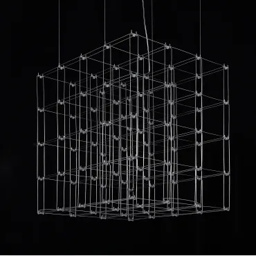 Подвесная люстра Quasar Cosmos Square LED pendant light 80/80/80