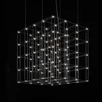 Подвесная люстра Quasar Cosmos Square LED pendant light 80/80/80