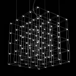 Подвесная люстра Quasar Cosmos Square LED pendant light 80/80/80