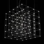Подвесная люстра Quasar Cosmos Square LED pendant light 80/80/80