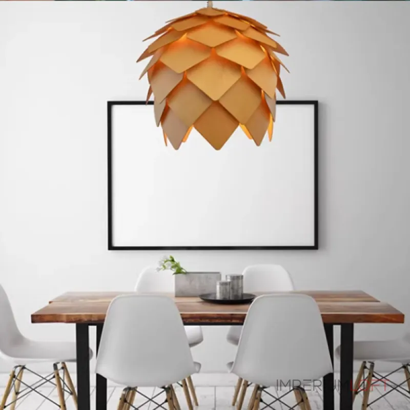 Подвесной светильник Crimea Pine Cone natural wood D20 от ImperiumLoft Подвесной светильник Crimea Pine Cone natural wood D20 от ImperiumLoft