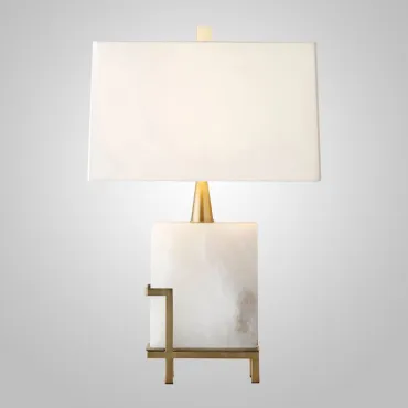 Настольная лампа Art-Deco White marble Lamp