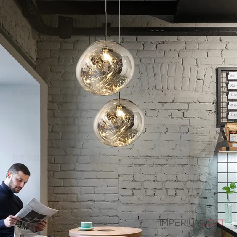 Подвесной светильник Tom Dixon Melt Pendant Silver D38 от ImperiumLoft