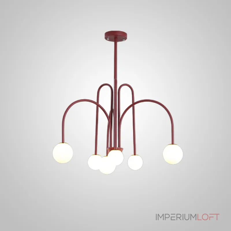 Люстра на штанге DAY L6 D75 Red Люстра на штанге DAY L6 D75 Red