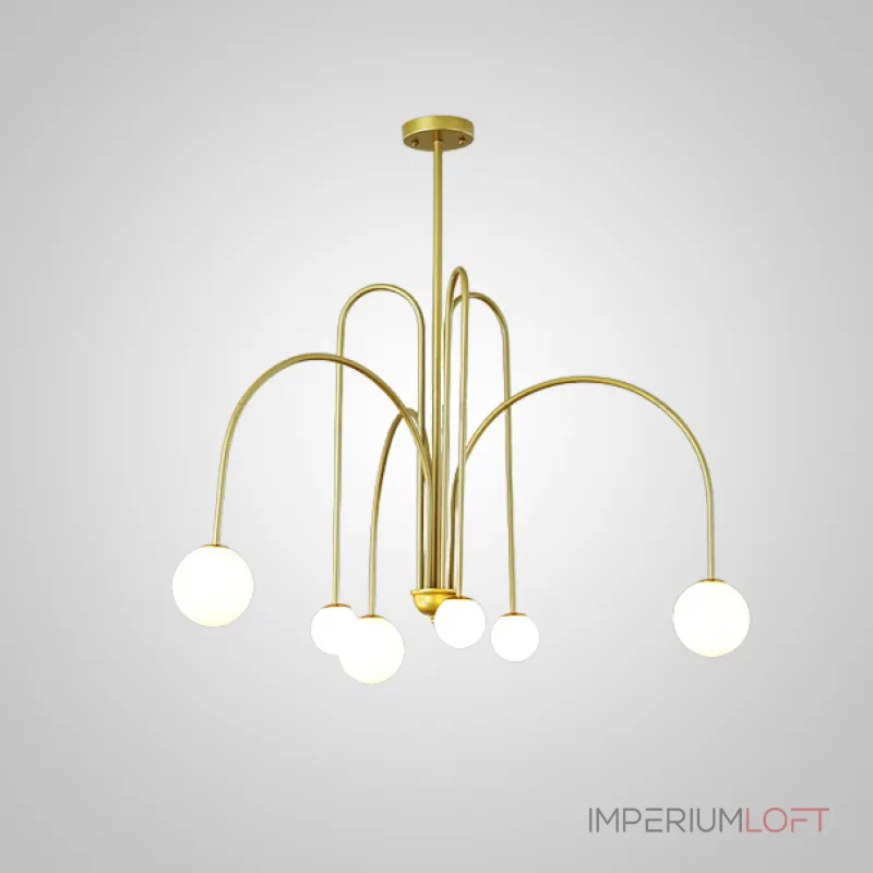 Люстра на штанге DAY L6 D100 Gold Люстра на штанге DAY L6 D100 Gold