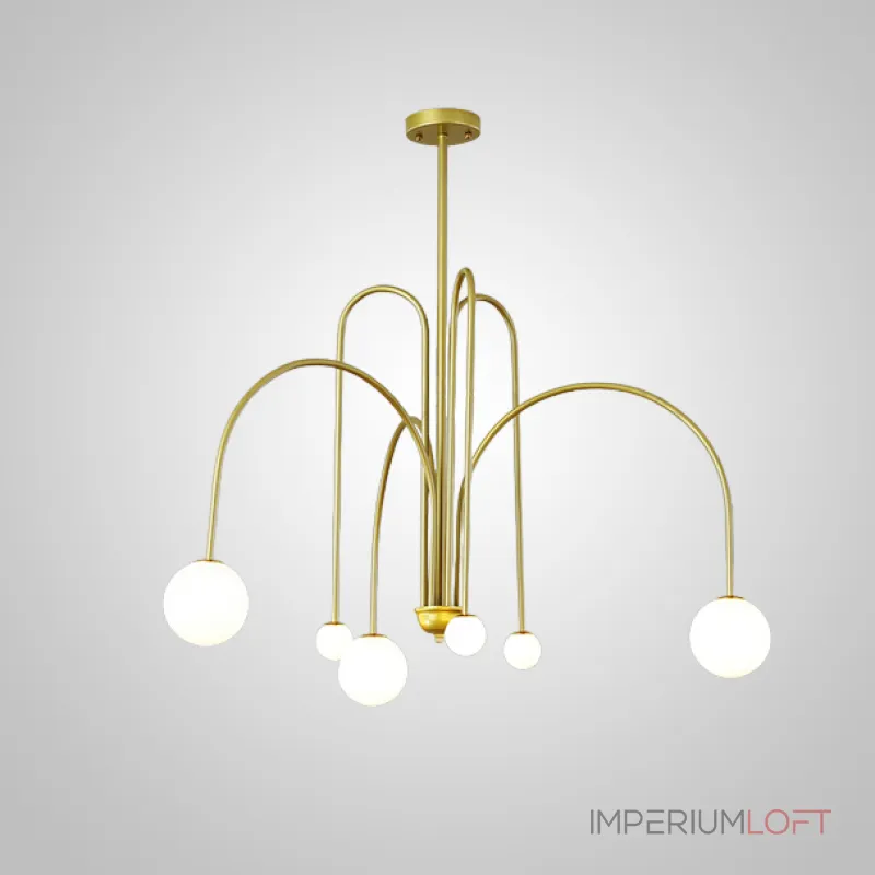 Люстра на штанге DAY L6 D130 Gold Люстра на штанге DAY L6 D130 Gold