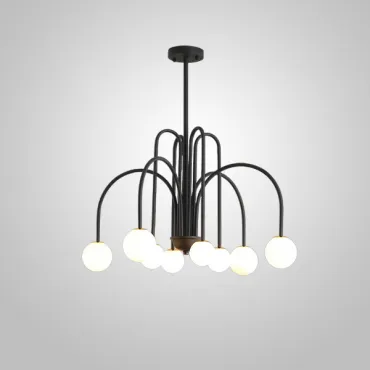 Люстра на штанге DAY L8 D75 Black Люстра на штанге DAY L8 D75 Black