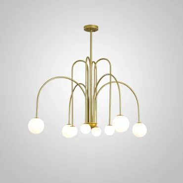 Люстра на штанге DAY L8 D100 Gold Люстра на штанге DAY L8 D100 Gold