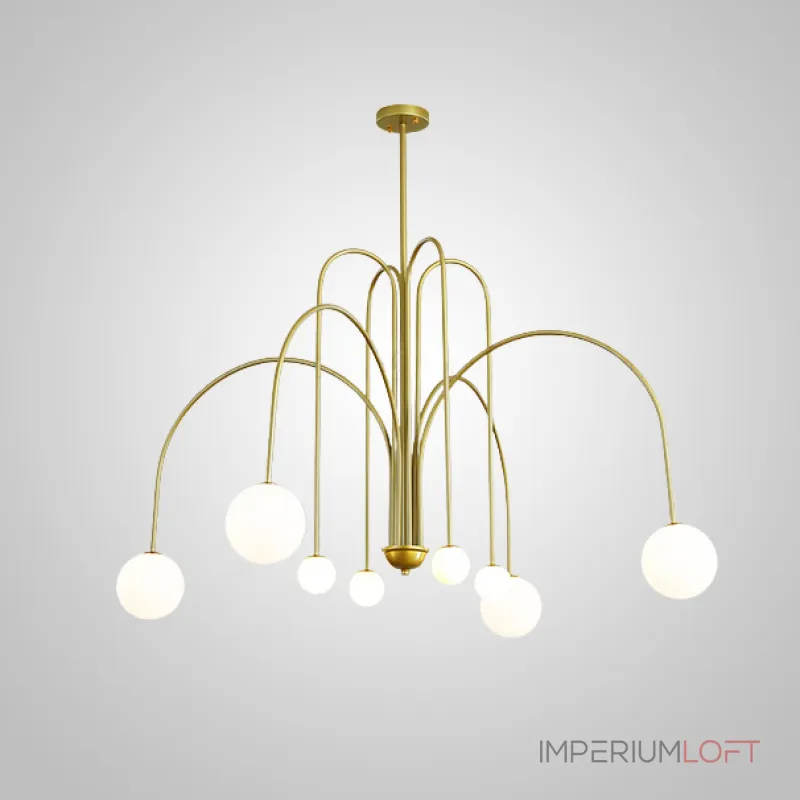 Люстра на штанге DAY L8 D130 Gold Люстра на штанге DAY L8 D130 Gold