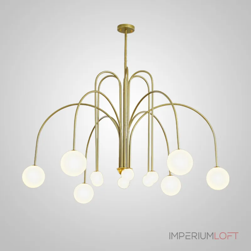 Люстра на штанге DAY L12 D100 Gold Люстра на штанге DAY L12 D100 Gold