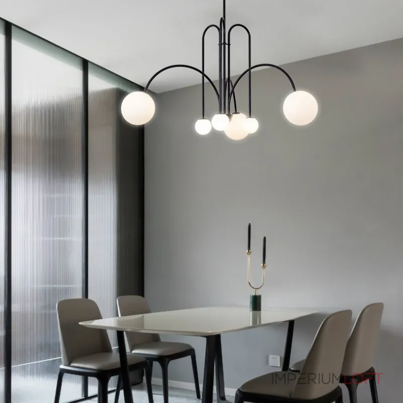 Люстра на штанге DAY L8 D100 Gold