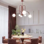 Люстра на штанге DAY L8 D100 Gold